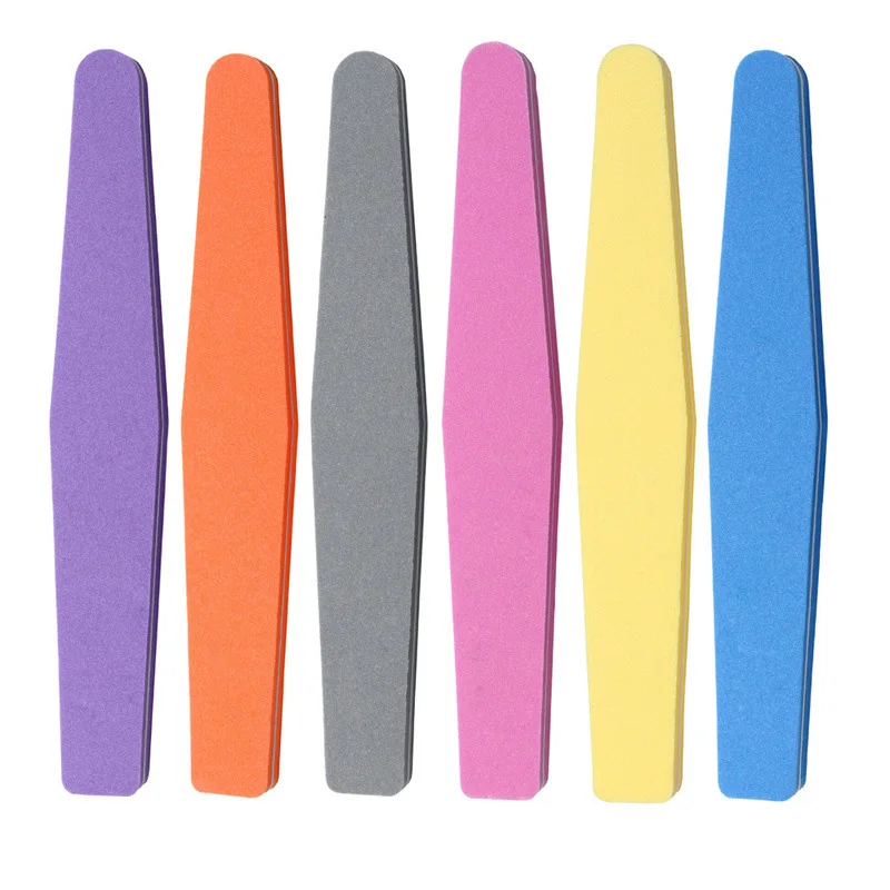 

2pcs/lot sanding diamond sponge nail file buffer 100/180 washable manicure nail art tools for acrylic uv gel nail polish