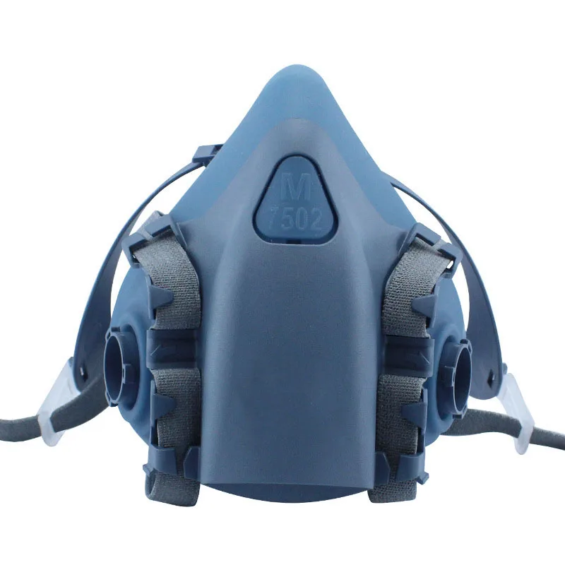 

7502 Silicone Half-Facepiece Respirator Gas Mask For Cartridges 6000 Series Top