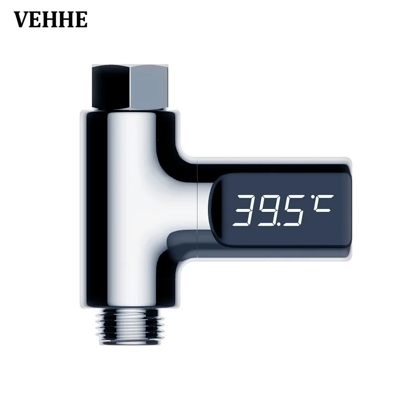 

VEHHE Precise LED Water Faucet Cartridges Electricity Water Temperature Monitor For Baby Care LED Digital Shower Thermometer