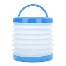 15л переносная крышка Выдвижная складная мойка автомобиля пластиковое ведро для рыбалки