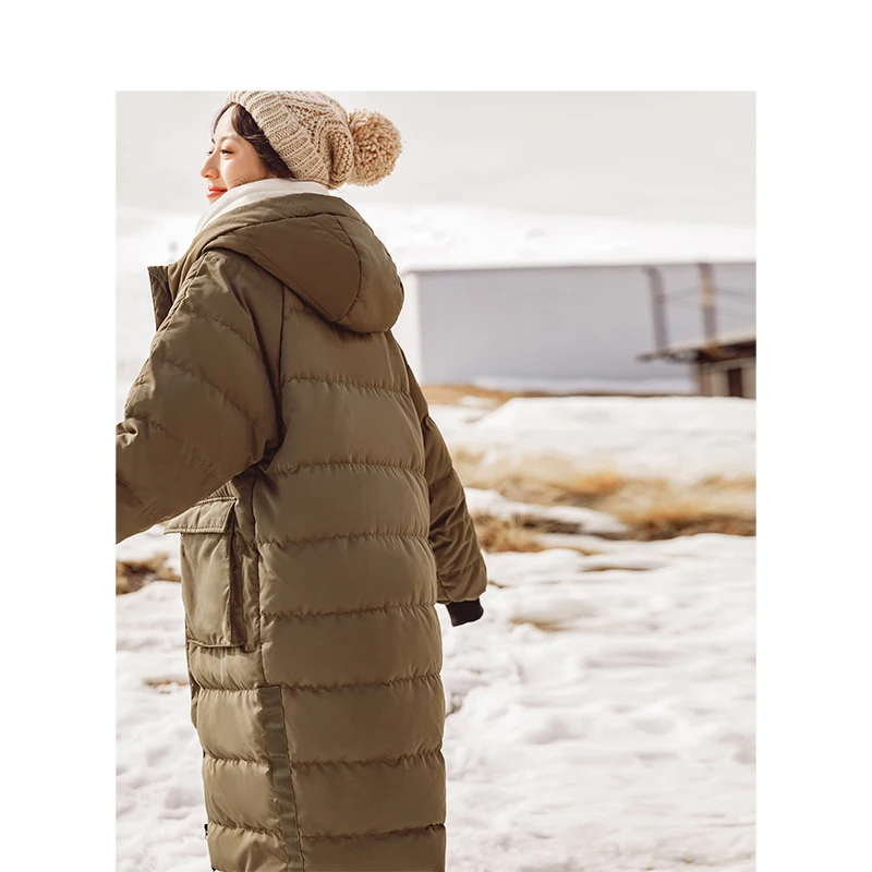 INMAN 2018 Winter New Arrival Hooded Warm Windproof Slim Long Section Woman Down Coat INMAN 2018 Winter New Arrival Hooded Warm Windproof Slim Long Section Woman Down Coat