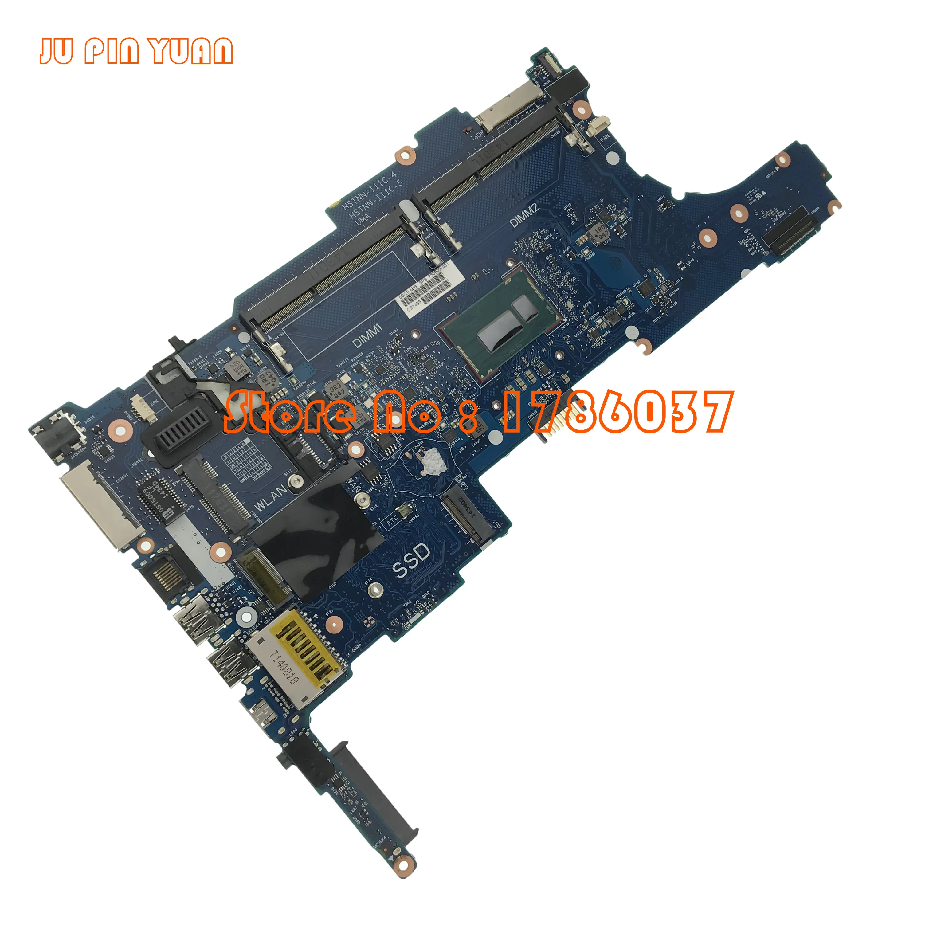 Ju pin yuan 730803-501 730803-001 730803-601 материнская плата для hp EliteBook 840 G1 Материнская плата ноутбука i5-4300U 6050A2560201-MB-A03