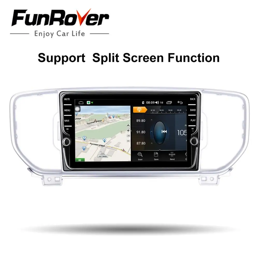 Clearance Funrover 8 core android 9.0 2din car dvd multimedia player for KIA sportage 2016 2017 KX5 radio gps navigation stereo WiFi 4GSIM 2 Clearance Funrover 8 core android 9.0 2din car dvd multimedia player for KIA sportage 2016 2017 KX5 radio gps navigation stereo WiFi 4GSIM 2