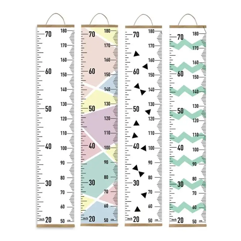 

Nordic Wind Simplicity Children Room Wall Sticker Removable Wall Hanging Kids Height Measure Ruler