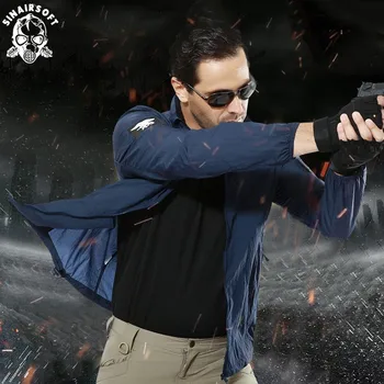 

Outdoor Sports Waterproof Skin Tactical Jacket Fishing Breathable Solid Coat Anti-UV Quick Dry Camping Hiking Clothing Hunting