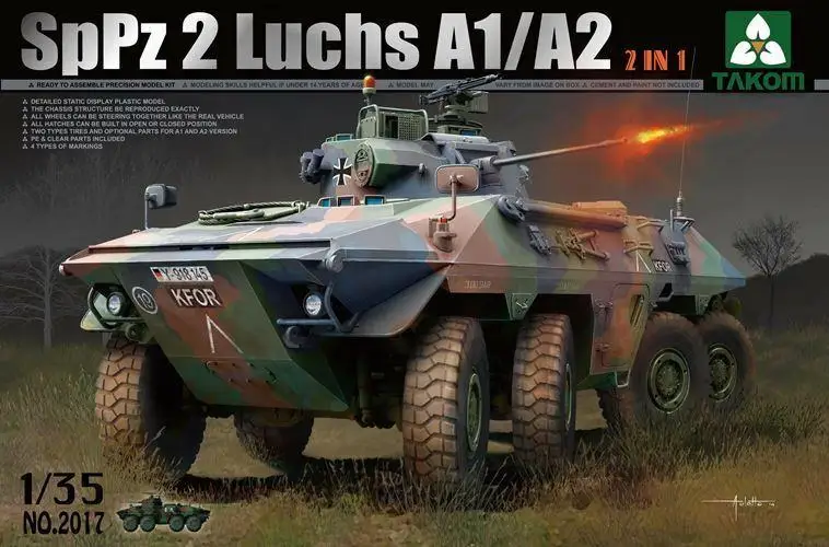 Takom 1/35 2017 Sp Pz 2 Luchs A1/A2 | Игрушки и хобби