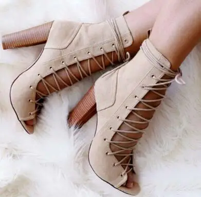

Fashion Cross Straps Women Sandals Peep Toe Chunky Heels Shoes Sexy Pink Big Size Dress Office Shoes Free Ship