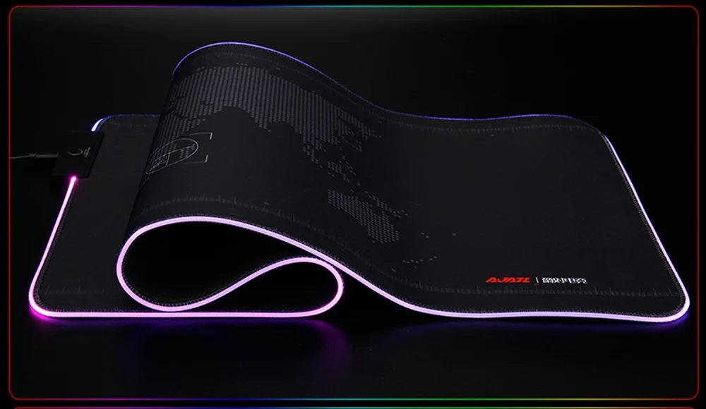 Ajazz AJPADS Mouse Pad Luminous Mouse Mat USB 12 Light Effects Mousepad