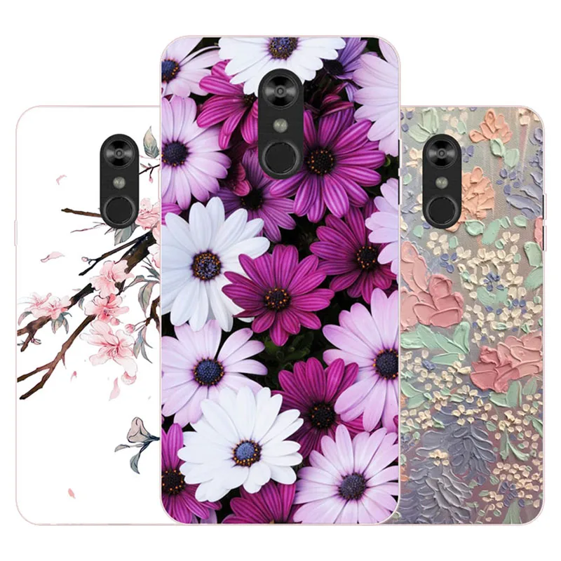 

for LG Q Stylo 4 Case,Silicon Precious flower Painting Soft TPU Back Cover for LG Q Stylo 2018 protect Phone case
