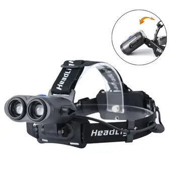 

Adjustable Angle High Brightness LED Headlamp Usb Rechargeable Outdoor Headlights for camping emergency self-defense
