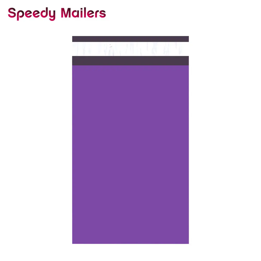 Speedy Mailers 100 шт 6x9 дюймов 150*230 мм Красочные поли Mailer фиолетовый само-печать