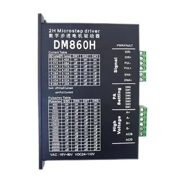 

Stepper Motor Driver Dm860H Microstep Motor Brushless Dc Motor Shell For 57 86 Stepper Motor Nema 23 34