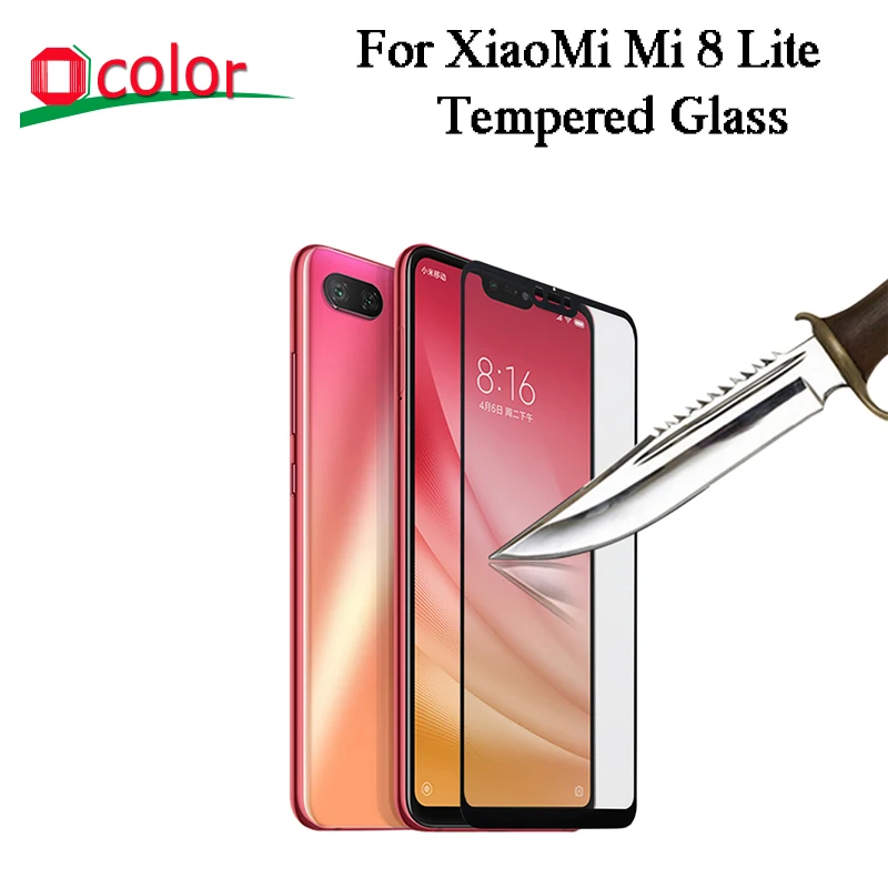 Закаленное стекло ocolor для XiaoMi Mi 8 Lite защитная пленка экрана 6 26 дюйма замена