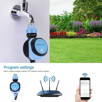 

Phone Remote Automatic Intelligent Electronic Water Timer Smart Garden Irrigation Controller Watering System Solenoid Valve Hose