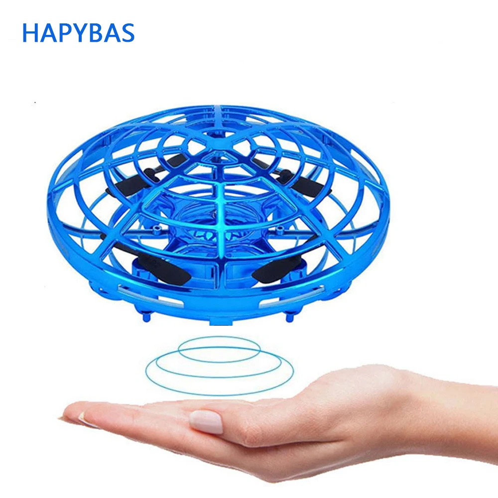 

Induction Suspension UFO Aircraft Flying Toys Gesture Sensor Smart Flying Saucer with LED Lights Mini Aircraft play