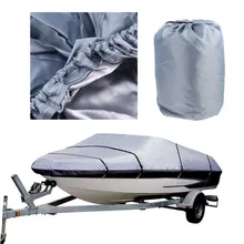 Водонепроницаемый защитный чехол для лодки с защитой от ультрафиолета сверхмощный чехол для лодки Oxford 210D серый синий v-образный корпус морской класса 17-19ft 20-22ft
