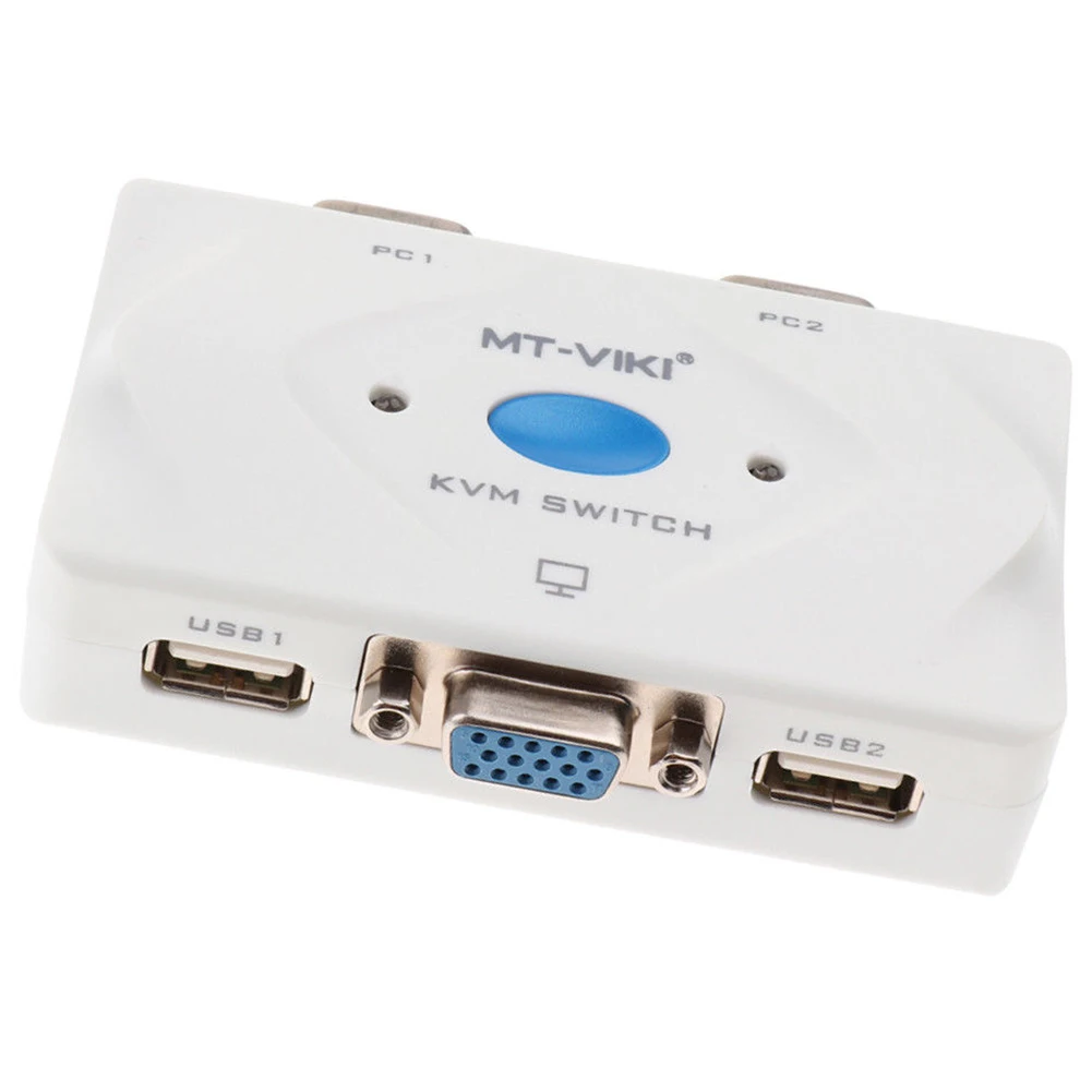 OPQ 2 в 1 4 порта Usb 0 Kvm переключатель с кабелем для двух мониторов клавиатура мышь