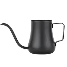 AIHOME 350 мл 304 из нержавеющей стали 4 цвета чайник капельная Кофеварка длинный чайник с носиком чашка домашняя кухонная принадлежность для чая