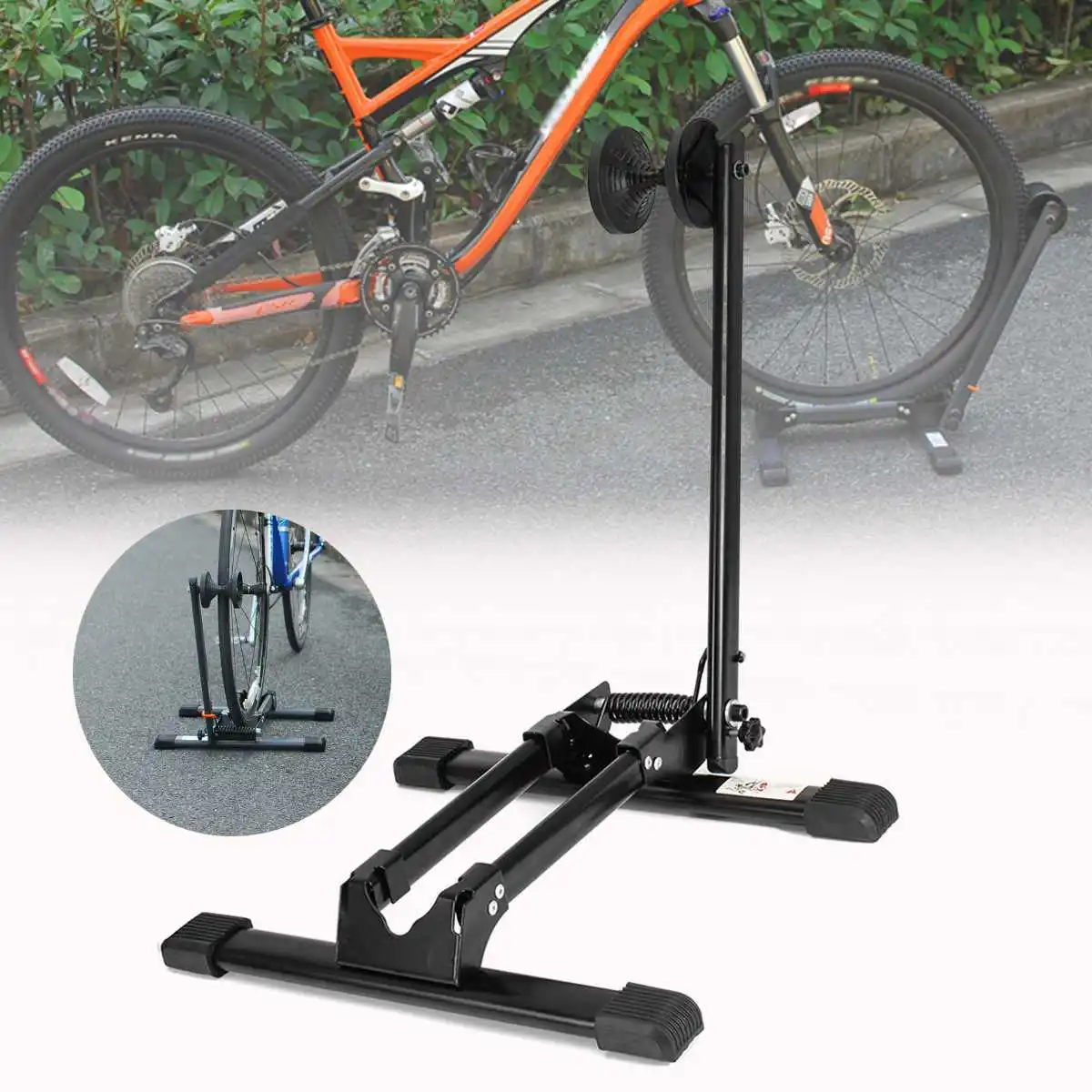 

Adjustable Bicycle Parking Rack Bike Repair Stand Holder Storage Mountain Cycling Maintenance Bicycle Repair Tool