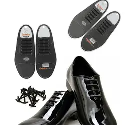 10 шт./компл. 4 см или 3 см шнурки без завязок Новинка эластичные силиконовые шнурки Бизнес кожаные шнурки для обуви для Для мужчин Для женщин