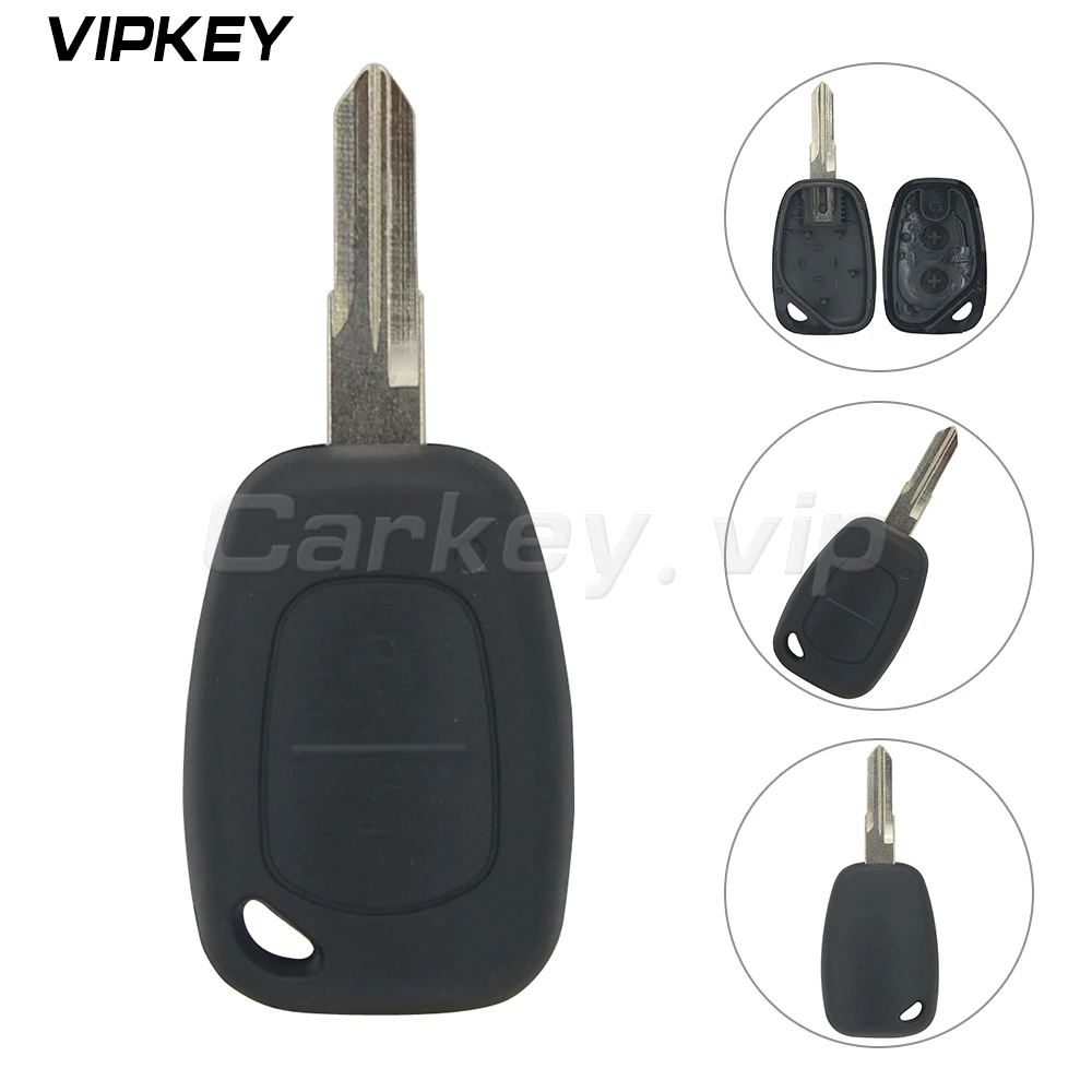 

Remotekey Suit for Renault CLIO SCENIC KANGOO remote car key shell case cover 2003 - 2007 2 button VAC102 blade