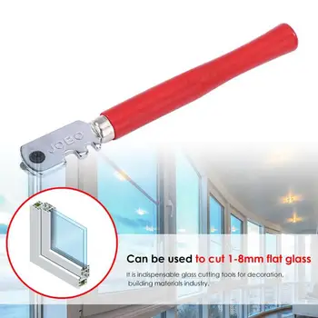 

Glass Cutter 130mm Professional Diamond Tipped Tile Cutter Portable Window Roller Craft Hand Cutting Tool for DIY Mirror Repair