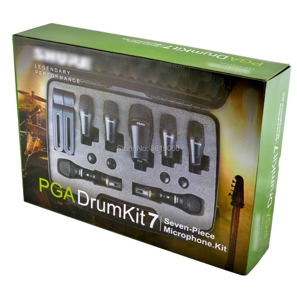 Free shipping PGA DrumKit7  dynamic wired