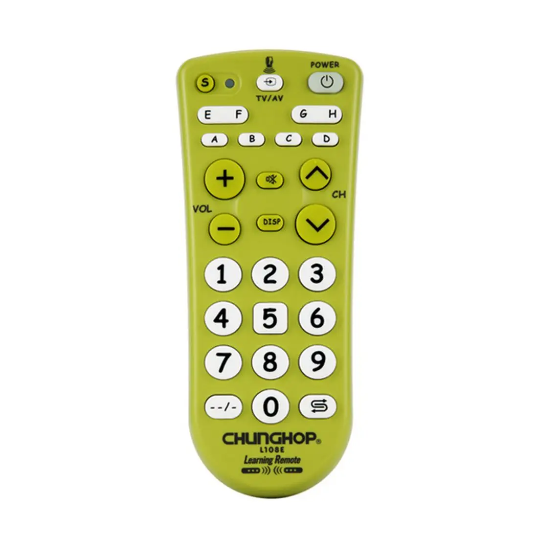 

CHUNGHOP 1pcs Combinational Universal learning Remote Control controller L108E For TV/SAT/DVD/CBL/DVB-T/AUX big button copy