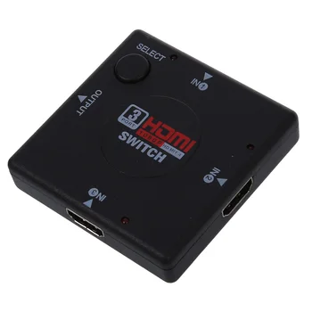 

SQPP HDTV 1080P Display Video DVD 3 Ports HDMI Switch Switcher Splitter