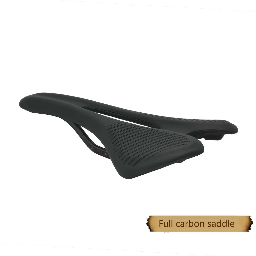

MTB Bicycle Full Carbon Saddle Cycling Seat Cushion 140g Road Bike Saddle Bicycle Front Black Seat Mat