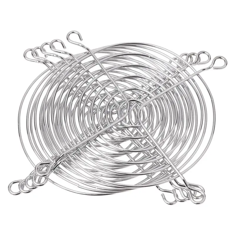 5 Pcs 90 x 90mm Cooling Fan Grill Metal Wire Finger Guards