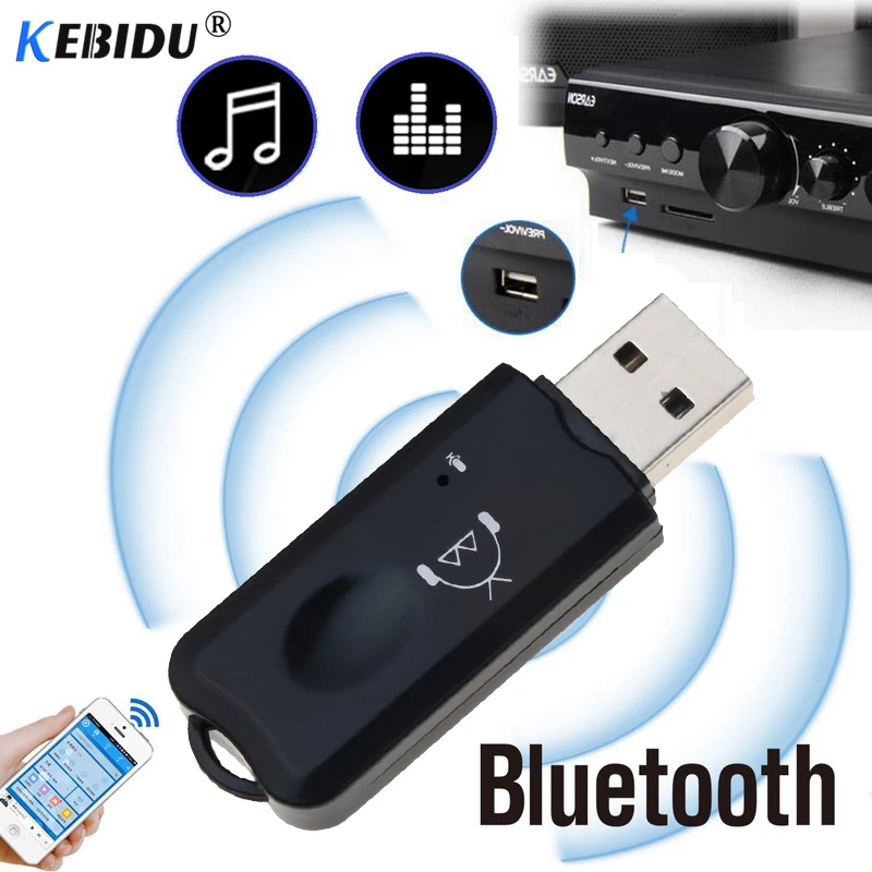 USB AUX Bluetooth V2.1 адаптер приемника с микрофоном аудио музыкальные Handfrees для