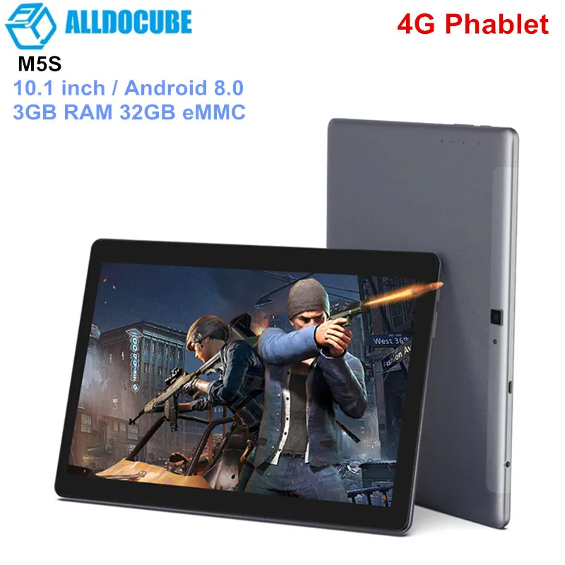 ALLDOCUBE M5S 4 г планшеты 10,1 ''Дека Core Android 8,0 телефонный звонок 3 ГБ + 32 Dual SIM карты 5MP Cam PC