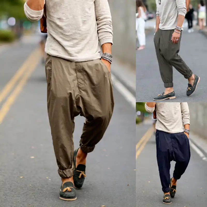 Mens casual harem pants Clearance