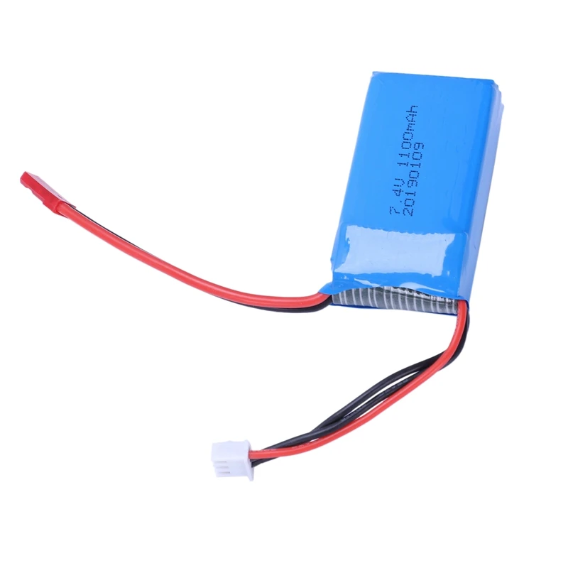 1/18 Rc автомобиль 7,4 V 1100Mah Jst разъем Lipo батарея A949-27 для Wltoys внедорожный Багги a949 A959 a969 A979 k929 запчасти