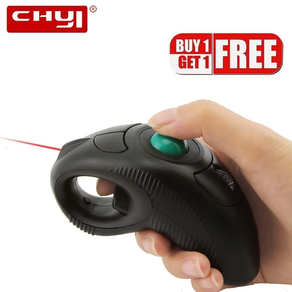 

retail with built-in laser pointer wireless 2.4G handheld mouse air mouse handheld trackball mouse free shipping by HKPOST