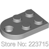 

*Plate 2X2 With Hole* SS197 50pcs DIY enlighten block brick part No. 3176 Compatible With Other Assembles Particles