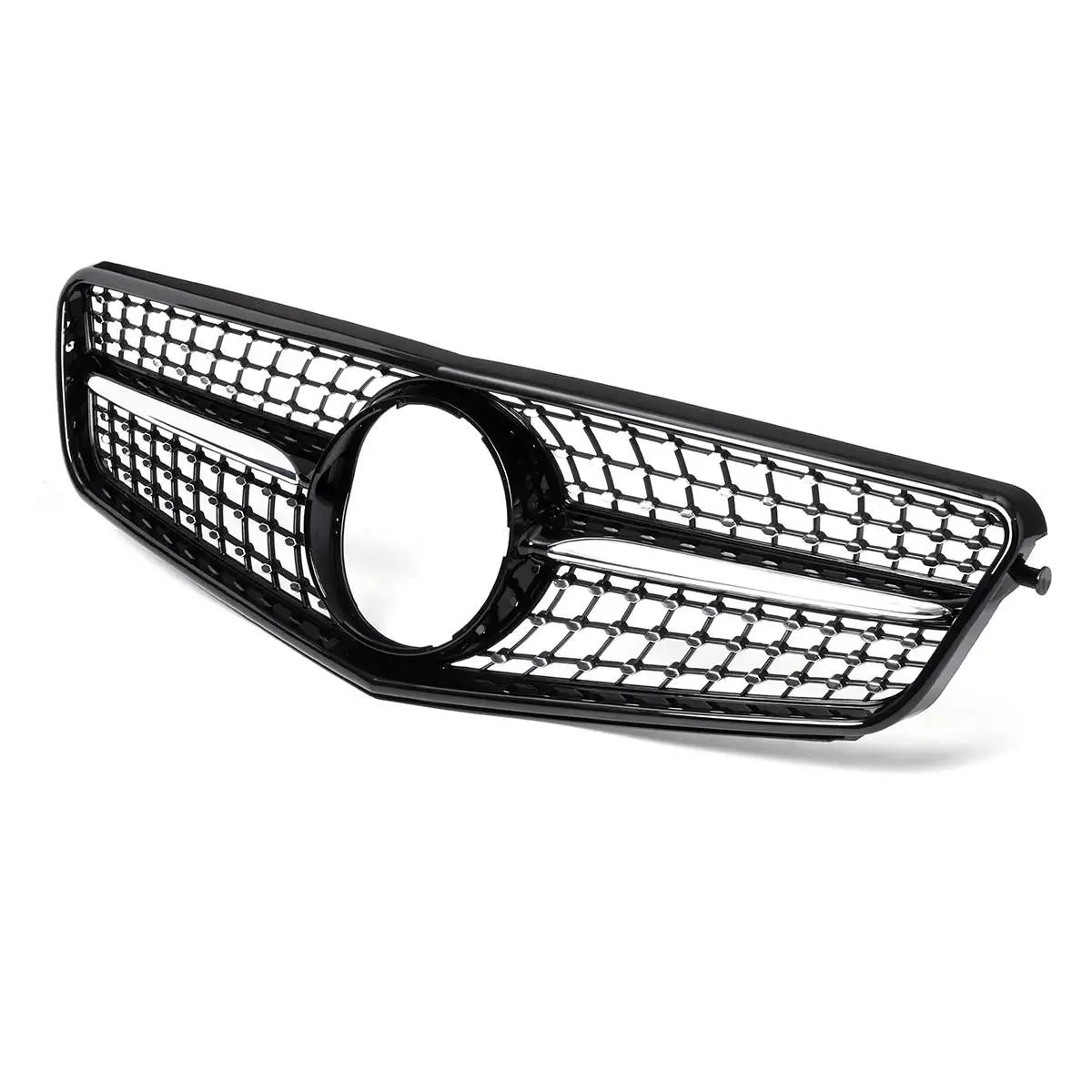 New Car Front Bumper Grille Grill For Mercedes For Benz C Class W204 C180 C200 C300 2008-2014 Without Emblem Diamond Style New Car Front Bumper Grille Grill For Mercedes For Benz C Class W204 C180 C200 C300 2008-2014 Without Emblem Diamond Style