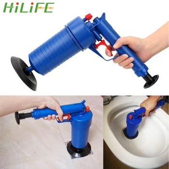 

HILIFE Toilet Plungers Sewer Dredging Manual Air Power Drain Blaster Gun Sink Plunger Pump for Toilets Bathroom Kitchen