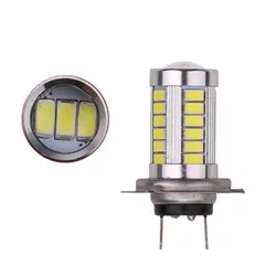H7 6,6 W Светодиодный фар лампы SMD 5630 33 светодиодный s 2500 K светодиодный туман светло-желтый свет автомобиля аксессуары