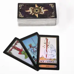 78 шт./компл. китайская английская версия Waite Shine Tarot карты голографическая гадание настольная игра для женщин семья друг Вечерние