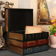 European Style Retro Fake Book Simulation Book Storage Box Elegant Ornament Office Model Photo Prop Home Decoration Accessories