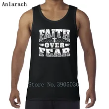 Прохладный Кристиан вера за страх Иисус жилеты великое лето Slim Fit тенденция мужская майка дизайнер хлопок бодибилдинг одежда