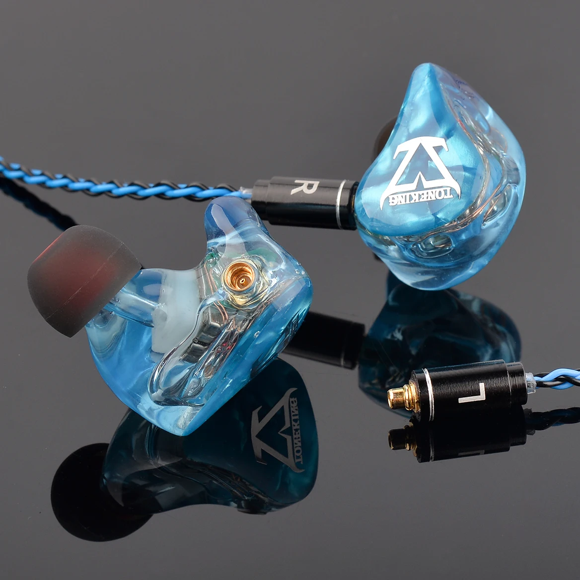TONEKING T88K Сделанные на заказ 8 сбалансированных якорей 8BA Knowles 16 драйверов Hifi