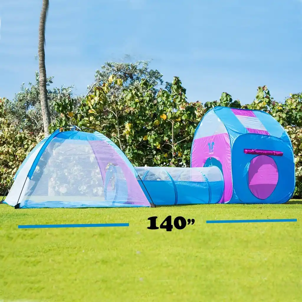 toddler play tent with tunnel