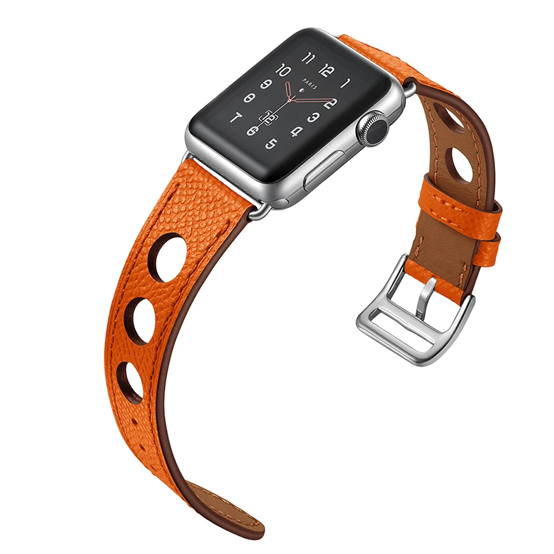 For Apple Watch Series 4 Luxury Genuine Leather Watch Band For Apple Watch Series 3 2 1 Wrist Strap Watch Bracelet 38-40-42-44mm For Apple Watch Series 4 Luxury Genuine Leather Watch Band For Apple Watch Series 3 2 1 Wrist Strap Watch Bracelet 38-40-42-44mm