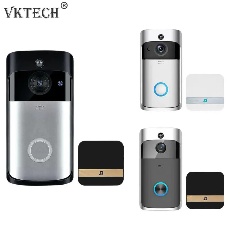 

Smart Wireless WIFI Security Doorbell 2 Way Talk 720P Camera Phone Remote Control Visual Video Door Bell Dingdong