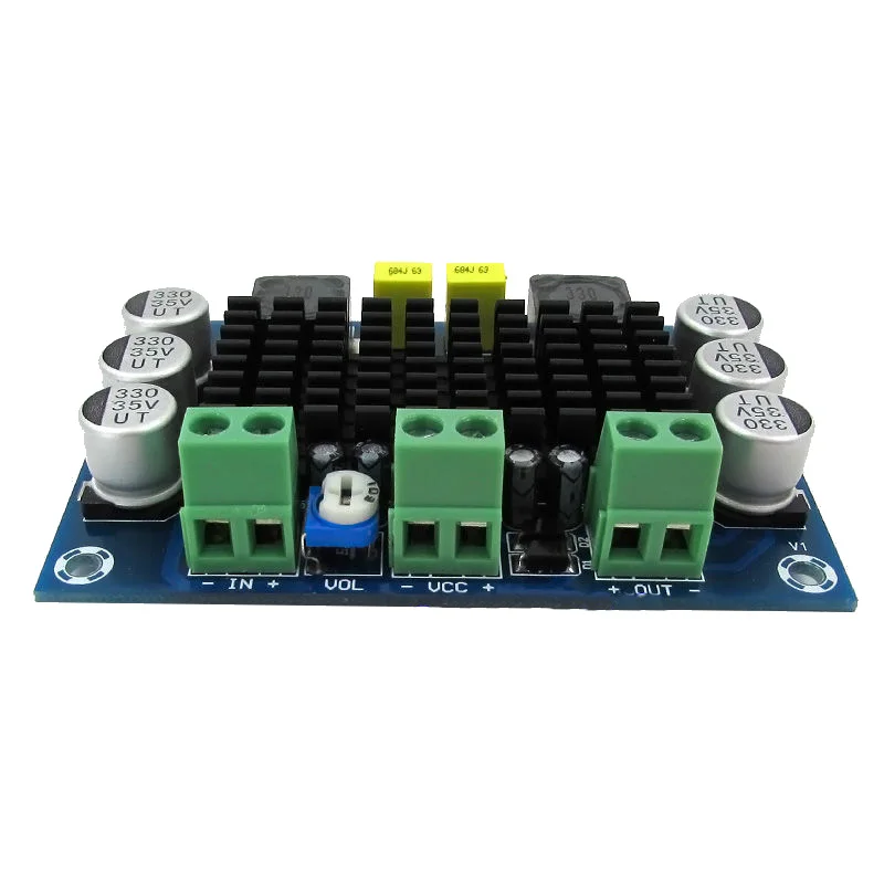 

DC 12V-24V TPA3116 D2 100W Mono Channel Digital Audio Power Amplifier Board Digital Audio Stereo Amplifier Board Module Mini