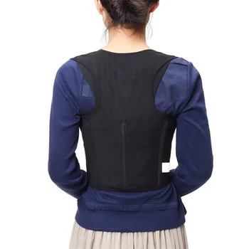 Unisex Plus Size Adjustable Posture Corrector Brace Support Shoulder Body Shaper Back Corrector Straighten Belt Waist Trimmer