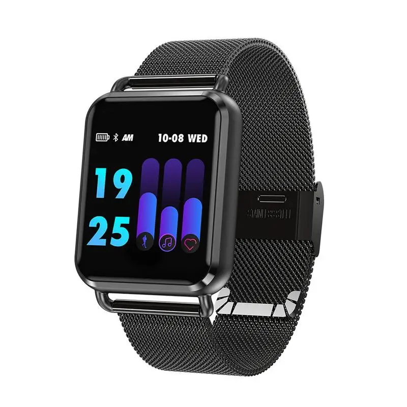

Anti-watercolor Screen Smart Bracelet For IOS Android Health Heart Rate Sleep Monitoring Information Push Pedometer Bracelet